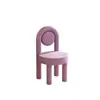Silla de maquillaje de moda, silla de comedor estilo macarrón, silla de tocador para habitaciones de niñas, taburete de tocador de lujo ligero estilo nórdico para el hogar