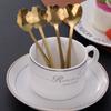 Cuchara de Café de Acero Inoxidable, Color Dorado, Alto Valor Estético, Cuchara Flor de Cerezo, Cuchara para Revolver, Cuchara Creativa para el Hogar con Forma de Rosa, Cuchara de Regalo, Venta al por Mayor