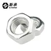 Aço Carbono Galvanizado Rosca Fina Porca Sextavada Porca Sextavada Externa Tampa Rosqueada Porca de Travamento Atacado M6M8M10M12