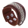 Populares Nuevos Brazaletes de Cuero Estilo Punk Europeos y Americanos Venta Directa de Fábrica Cadena de Suministro Estable Joyería Brazaletes