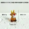 Edição Limitada de Natal Vidro Artesanal Veado Fofo Alce de Vidro Enfeites Criativos Atmosfera de Natal Presentes Decorativos