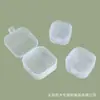 Caixa Plástica Transparente Quadrada Grande de PP para Guka, Papelaria DIY, Embalagem Plástica, Armazenamento de Equipamentos de Pesca, Manicure, Armazenamento Digital