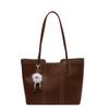 Bolsa Tote Moderna para Estudante Universitário para Aula 2025 Nova Versátil de Ombro Estilo Simples para o Dia a Dia Grande Capacidade