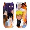 Calcetines periféricos de impresión 3D de dibujos animados de animación de Naruto transfronterizos para Amazon, calcetines de barco, personalidad creativa, tubo corto