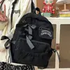 Mochila Estilo Japonês Ins para Escola Ensino Fundamental Médio Meninas Estudante Universitário Mochila com Laço de Fita Mochila de Veludo Mochila Escolar