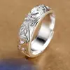Anillo de Nube de la Suerte Nuevo Yuhong Anillo Hueco de Oro Antiguo Incrustado Pulsera Anillo de Estilo Antiguo Salida de Fábrica