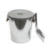 Cubo de carbón de chapa de hierro con pala para cenizas, cubo de carbón de chapa galvanizada de color primario.