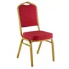 Silla de Hotel Simple Grado E0 Estilo Chino Hierro Aluminio Apilable Silla de Hotel para Conferencias Silla de Banquete Silla de Hotel Especial