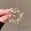 Broche para Traje, Flor de Pecho Anti-Exposición con Lazo, Pin de Pecho de Verano, Botón Anti-Exposición para Camisa sin Coser, Imperdible Versátil