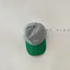 Gorra de Béisbol Infantil con Elegante Bordado de Letras y Diseño Color-Blocking para Primavera y Otoño, Gorra de Sol de Moda para Niños