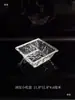 Nuevo Estilo Bar Ktv Club de Masaje de Pies Acrílico Transparente Plato para Snacks Bandeja de Frutas Frutos Secos Bocadillos Plato de Lujo
