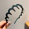 Faixa de Cabelo Ondulada Estilo Coreano com Topete Alto, Novo Prendedor de Cabelo 2025, Pacote de Cabelo, Faixa de Cabelo Torcida Especial para Lavar o Rosto