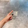 Espejo de Maquillaje con Incrustaciones de Diamantes de Venta Caliente Transfronterizo Plegable Portátil Espejo de Doble Cara de Alta Definición Espejo de Maquillaje Mini Portátil para Estudiantes