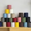 Día de San Valentín Chino Nuevo Cubo Abrazable de Tacto Suave Esmerilado Cubo Vacío Cubo Redondo Arreglo Floral DIY Caja de Regalo Material Floral