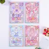 Livro de Adesivos de Fantasia para Meninas Adesivos de Unhas de Princesa Adesivos de Fantasia para Meninas Pequenas para Crianças de 3 a 6 Anos Brinquedos Educativos DIY