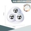 Rueda Adhesiva Transfronteriza sin Perforaciones para Muebles Caja de Almacenamiento Rueda Pequeña Móvil Polea de Bola Bote de Basura Rueda Universal