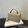 Bolsa de ombro transversal para trabalho estilo coreano de comércio exterior, 2026 PU moderna estilo coreano simples e elegante de grande capacidade bolsa quadrada pequena