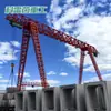 Grúa Portico para Manejo en Patio de Carga, Especializada en Izaje y Descenso, Suministrada por el Fabricante, Grúa Portico de 10 Toneladas con Estructura en Forma de Flor