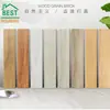 Foshan sala de estar dormitorio borde recto ladrillo de madera 150x 900 ladrillo de suelo antideslizante color tronco de crema a prueba de humedad imitación madera maciza