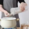 Tubo de macarrão Frasco de grãos grossos Caixa de armazenamento de macarrão selada Design quantitativo Tampa transparente Frasco de armazenamento de plástico Caixa de conservação de alimentos frescos para uso doméstico