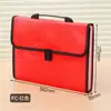 Bolsa Portátil Plegable A4 con 13 Compartimentos, Gran Capacidad, Carpeta de Archivos Multicapa, Portadocumentos Impermeable de PP con Patrón Diagonal para Documentos de Oficina y Estudiantiles
