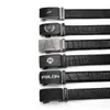Cinturón de Cuero Personalizado para Hombre de Cuero Genuino Hebilla Automática Cinturón de Cintura de Piel de Vaca Logo Impreso a Color Regalo de Negocios Hebilla de Trinquete Cinturón de Cuero de Primera Capa para Hombre