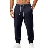 Calça Jogger Masculina Jacquard Tricô de Trança Cruzada 2026 com Cintura Elástica e Cordão Calça Esportiva Casual