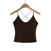 Camisola informal con cuentas, extra corta, sexy, estilo europeo y americano, para primavera, 7562-25