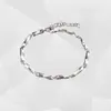 Pulseira Mobius de Aço Titânio Design Moderno Simples Versátil Estilo Hip-Hop Minimalista Joia da Moda para Homens e Mulheres