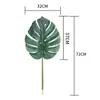 Decoração Criativa de Arranjo de Flores DIY para Sala de Estar com Folha de Tartaruga, Folhas Artificiais de Tartaruga Estilo Ins Nórdico, Folhas de Plantas Verdes para Interiores para Cafés