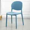 Silla de comedor, estilo nórdico, engrosada para uso doméstico, comedor moderno, taburete de plástico, silla comercial, silla de comedor de plástico