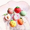 Hairband infantil Hairpin diy Material artesanal Simulação Cute Fruit Jewelry Patch Pitaya Morango Pêssego