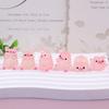 Cerdito luminoso de celebridades de Internet, joyería artesanal, accesorios de resina, crema, pegamento, funda para teléfono móvil, horquilla, adornos de material