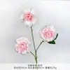 Rosa Meio Açucarada Flor Artificial Falsa Rosa Adereços de Casamento Decoração de Parede de Flores Exibição de Sala de Estar Arranjo de Flores para Corredor Atacado