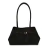 Bolso de Hombro tipo Tote Minimalista de Moda Estilo Coreano para Mujer 2025 Primavera Nuevo Retro Esmerilado Gran Capacidad Bolso de Hombro Tendencia