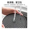8 9 10 12 pulgadas Sartén de Malla para Pizza Película Dura Espesada Perforada Molde para Hornear Malla para Hornear Frío Colador de Pizza Hecho a Mano Italiano