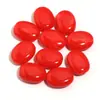 Contas Coloridas Acrílicas de Formato Irregular Jade Sintético Gradiente Duas Cores Oval Soltas Acessórios para Pulseira Colar Pingente DIY