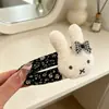 Laço de Gato Transparente Fofo Clipe Floral Tchau Tchau Clipe Lateral Feminino Clipe para Franja Doce Versátil Acessórios de Cabelo Adorno de Cabeça