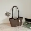 Bolso de Color Sólido de Alta Apariencia a la Moda Estilo Coreano 2026 Verano Nuevo Bolso de Mano Retro Chic con Personalidad de Tendencia
