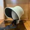 Sombrero de Paja Tejida con Ala Ancha para Proteger del Sol Verano con Parte Superior Vacía Sombrero de Sol para Mujer Nuevo Sombrero de Sol para la Costa