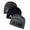 Gorro de Lana Coreano para Mujer, Otoño e Invierno, Gorro con Letras Ins para la Cabeza, Gorro Holgado de Calle con Personalidad Estilo Coreano