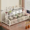Estante de Almacenamiento de Condimentos Estante de Almacenamiento de Suministros de Cocina Soporte para Tazas Doméstico Compartimento para Condimentos Multifuncional de Encimera Estante de Almacenamiento