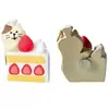 Ímã de Geladeira Gato Fofo Estilo Japonês Ins Alto Valor Magnético 3D Pão Assando Bolo Decoração de Cozinha Metabo