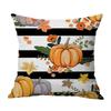 Funda de almohada de lino para sofá, dormitorio, serie del Festival de la Cosecha de Otoño, venta transfronteriza, con estampado de una sola cara
