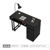 Conjunto de Mesa e Cadeira para Manicure Simples Econômico Individual Dupla Pessoa Leve Luxo Multifuncional Estilo Creme Mármore Influenciador Mesa de Manicure