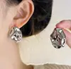 Pendientes de aguja de plata s925 para mujer, elegantes y modernos, joyería de nicho de alta gama estilo Hong Kong, venta al por mayor transfronteriza para mujeres
