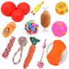 Juguetes y Suministros para Perros Mascota Frisbee Pelota para Mascota Juguete para Cachorro Nudo de Cuerda Resistente a Mordidas Zanahoria Juguete para la Dentición Autoplacer