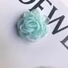 Tecido Estilo Coreano Gaze de Neve Artesanal 5,5cm Acessórios de Flor Rosa Enfeites de Cabelo Flor de Malha para Roupas Corsage Flor Acessórios para Sapato e Chapéu