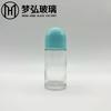 Suministro de fábrica botella de cuerpo de botella de bola de vidrio de 45 ml botella de bola cúpula botella de bola de masaje de aceite esencial en stock suministro directo