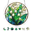 Nuevo producto transfronterizo de Amazon: Artefacto acrílico para puzzle que atrapa la luz para el hogar, adorno colgante decorativo pintado a mano para decoración de patio y ventana